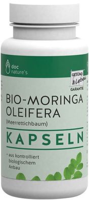 doc nature’s Bio Moringa Oleifera Kapseln 100Stk. - Hochkonzentrierter Extrakt