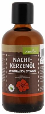 NaturGut Nachtkerzenöl - Oenothera biennis, kaltgepresst 50ml - mit Vitamin E