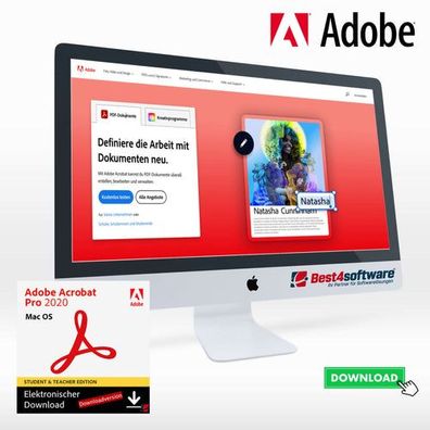 TOP - Adobe Acrobat Pro 2020 MAC Education - ESD