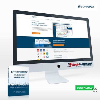TOP - StarMoney 11 Business Jahreslizenz inkl. Premiumsupport - ESD