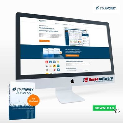 TOP - StarMoney 11 Business PLUS Jahreslizenz inkl. Premiumsupport - ESD