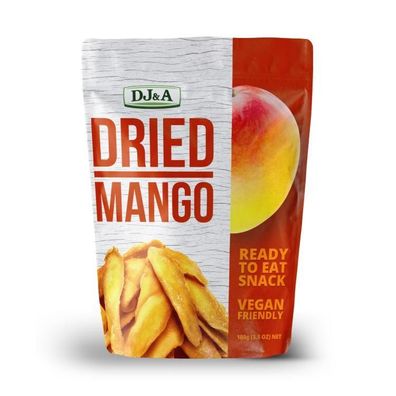 DJ&A Dried Mango luftgetrocknete Mango 100 g