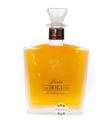 Berta Tre Soli Tre Grappa Invecchiata (43 % Vol., 0,7 Liter) (43 % Vol., hide)