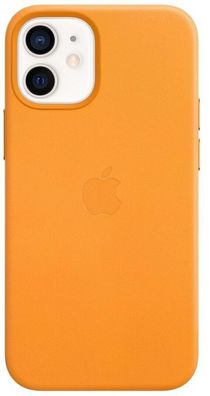 Apple MHK63ZE/ A Magsafe Leder Cover Hülle für iPhone 12 Mini - Poppy Orange