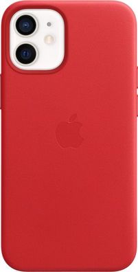 Apple MHK73ZM/ A Magsafe Leder Cover Hülle für iPhone 12 Mini - Rot