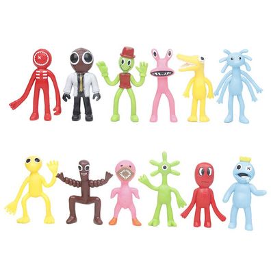 Rainbow Friends Drooling Monster Figuren Set PVC Figur Collectable Model Periphere
