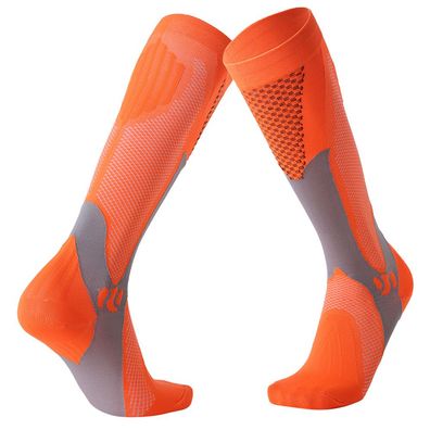Outdoor-Marathon-Socken für Herren und Damen in Orange