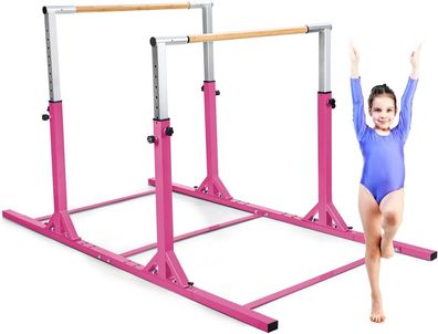 Gymnastik Barren, Turnbarren höhenverstellbar & breiteverstellbar, Reckstange