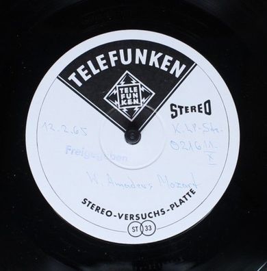 Telefunken K. LP-Ste-021610/611-X - Musik Zu „Der Schauspieldirektor“ „L'Oc
