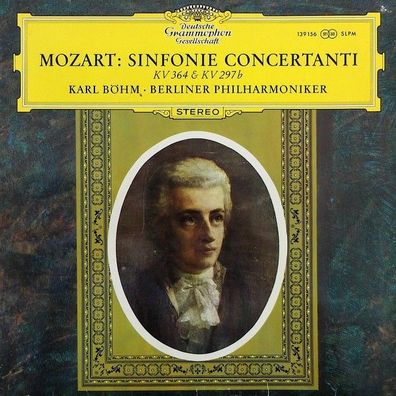 Deutsche Grammophon 139 156 SLPM - Sinfonie Concertanti (KV 364 & KV 297 B)