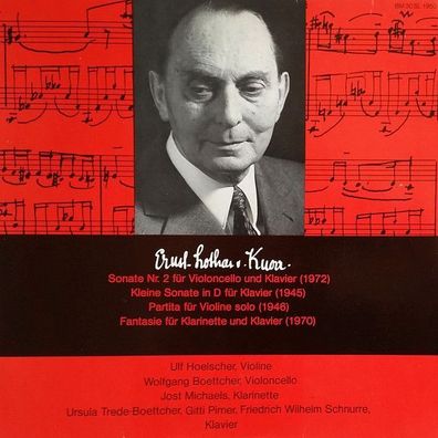 Musicaphon BM 30 SL 1950 - Sonate Nr. 2 Für Violincello Und Klavier (1972) / Kl