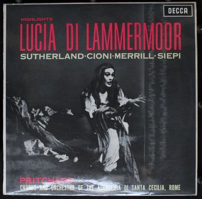 DECCA SXL 2315 - Lucia Lammermoor Highlights