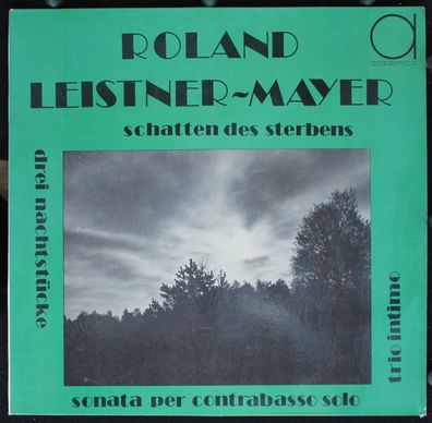Academica E 16 750 - Schatten Des Sterbens / Sonata Per Contrabasso Solo / Drei