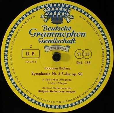 Deutsche Grammophon SKL 133/139 - Die 4 Symphonien · Das Violinkonzert · Die H