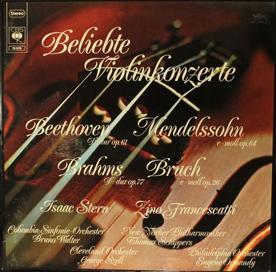 CBS B 7839 - Beliebte Violinkonzerte