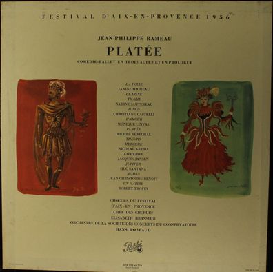 Pathé DTX-223 - Jean-Philippe Rameau - Platee - Festival D'Aix-en-Provance 1956