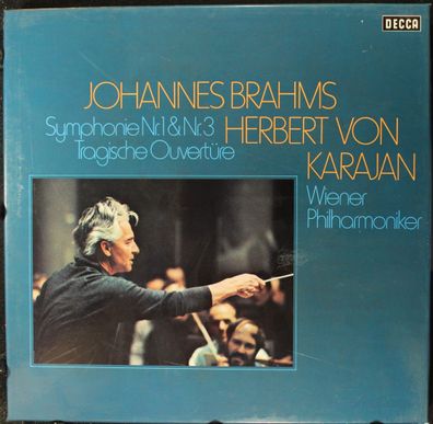 DECCA DK11524/1/2 - Johannes Brahms Symphonie Nr 1 & Nr 3 Herbert Von Karajan Wi