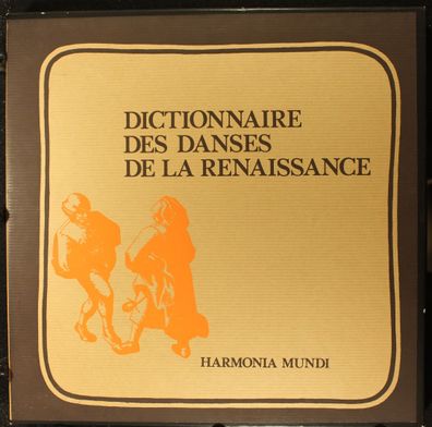 Harmonia Mundi HM 3446 - Dictionnaire Des Danses De La Renaissance
