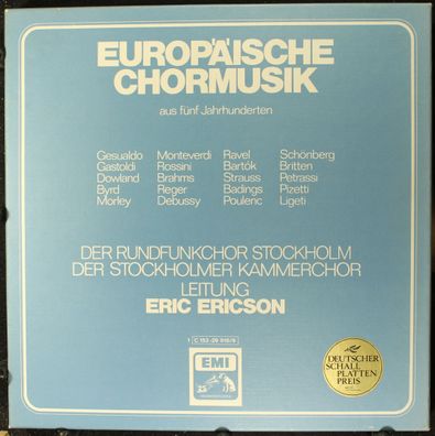 His Master's Voice 1C 153-29 916/9 - Europäische Chormusik Aus Fünf Jahrhunder