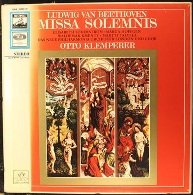 Electrola SMA 91489/90 - Ludwig Van Beethoven: Missa Solemnis
