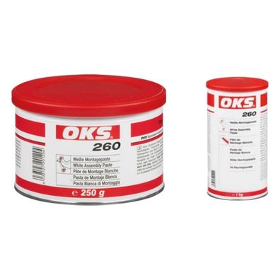 OKS 260 Weiße Montagepaste paste 250g 1kg Dose metallfrei wasserbeständig OKS260