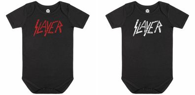 Slayer Logo Baby Body 100% Bio Baumwolle Neu-New 100% offizielles Merch