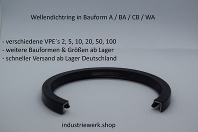 Wellendichtring Wedi WDR RWDR Simmerring 51-65 mm Welle A BA WA R NBR 70 ?