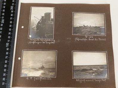 8 Foto WK1 Marine - Torpedo Flottille B112 - U100 usw. X12