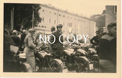 Foto Motorrad Oldtimer Treffen um 1925 X35