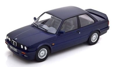 BMW Miniatur 3er E30 blau mit M-Paket 1:18