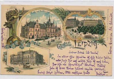 Leipzig - Postkarte 1899 X61