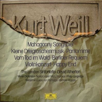 Deutsche Grammophon 2740 153 - Mahagonny Songspiel, Kleine Dreigroschenmusik, Pa