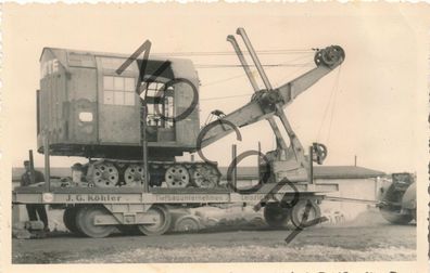 Foto Fahrzeugbau Kohlrusch - Baggertransport 1937 X70