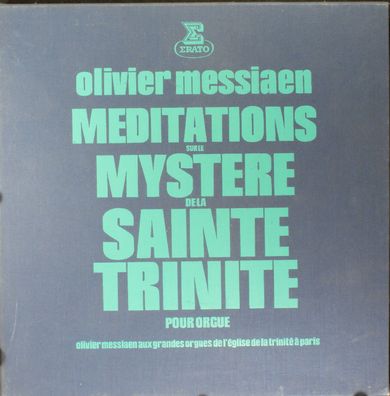 Erato STU 70750 - Méditations Sur Le Mystère De La Sainte Trinité - Pour Orgu