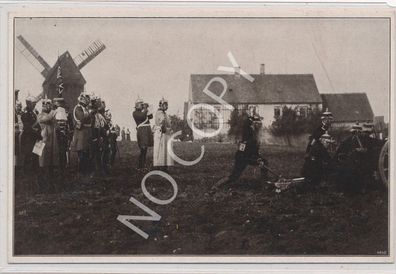 Foto PK Kaisereich -Kaiser Wilhelm mit seinem Stab - Windmühle moulin X86