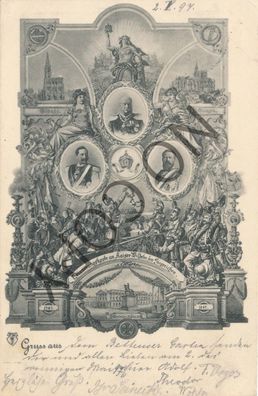 Postkarte Kaiserzeit - Kaiser Wilhelm ca. 1900 X81