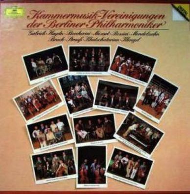 Deutsche Grammophon 2741 011 - Kammermusik-Vereinigungen Der Berliner Philharmon