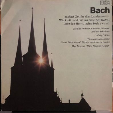 Eterna 8 27 887 - Johann Sebastian Bach- Monika Frimmer, Eberhard Büchner, Andr