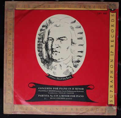 Supraphon LPV 262 - Johann Sebastian Bach| Sviatoslav Richter, The Czech Philhar