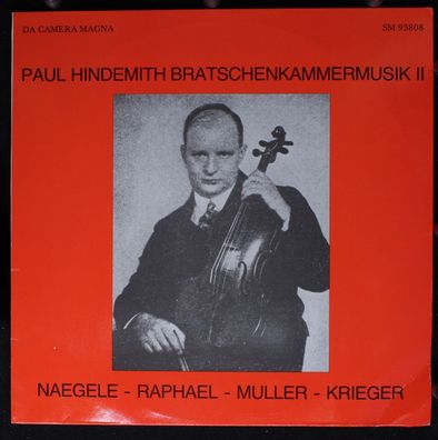 Da Camera Magna SM93808 - Paul Hindemith - Paul Hindemith Bratschenkammermusik I