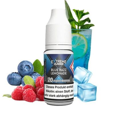 Extreme Flavour Hybrid Nicsalt - Blue Razz Lemonade - Overdosed Liquid 10ml