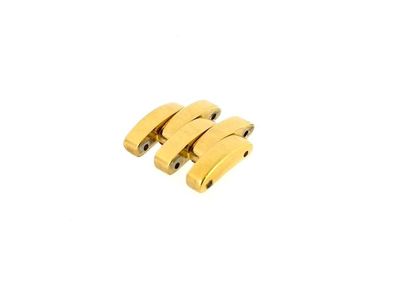 Jacques Lemans 1x Glied Edelstahl gelbgoldfarben glänzend Link 1-1018