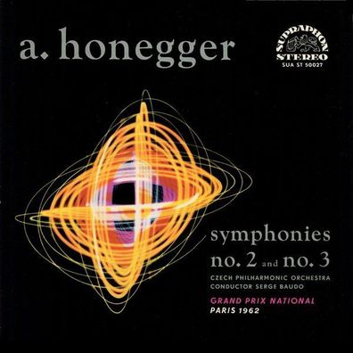 Supraphon SUA ST 50027 - Arthur Honegger, The Czech Philharmonic Orchestra, Serg