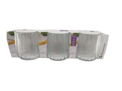 Pasabahce Nova 420154 3er-Set Trinkglas Wasserglas Glas Gläser