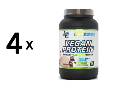 4 x BPI Sports Vegan Protein (1,8lbs) Chocolate