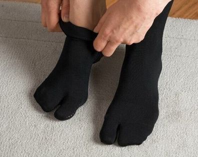 Lindner Hallux valgus Socken Socke Zehensocken für Schiene für Damen und Herren 35-46