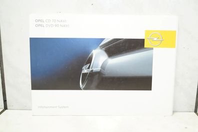 Opel CD70 DVD90 NAVI Bedienungsanleitung Handbuch Betriebsanleitung 13197718 PBZW