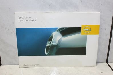 Opel CD30 MP3 Handbuch Bedienungsanleitun Anleitung 13261158 09952863 XB9L