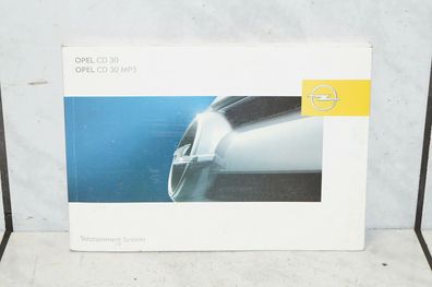 Opel CD30 MP3 Infotainment Handbuch Betriebsanleitung 13190697 09952862 NBAV