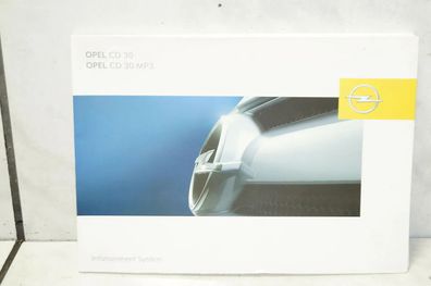 Opel CD30 MP3 Bedienungsanleitung Handbuch 13261160 09952911 MB4A
